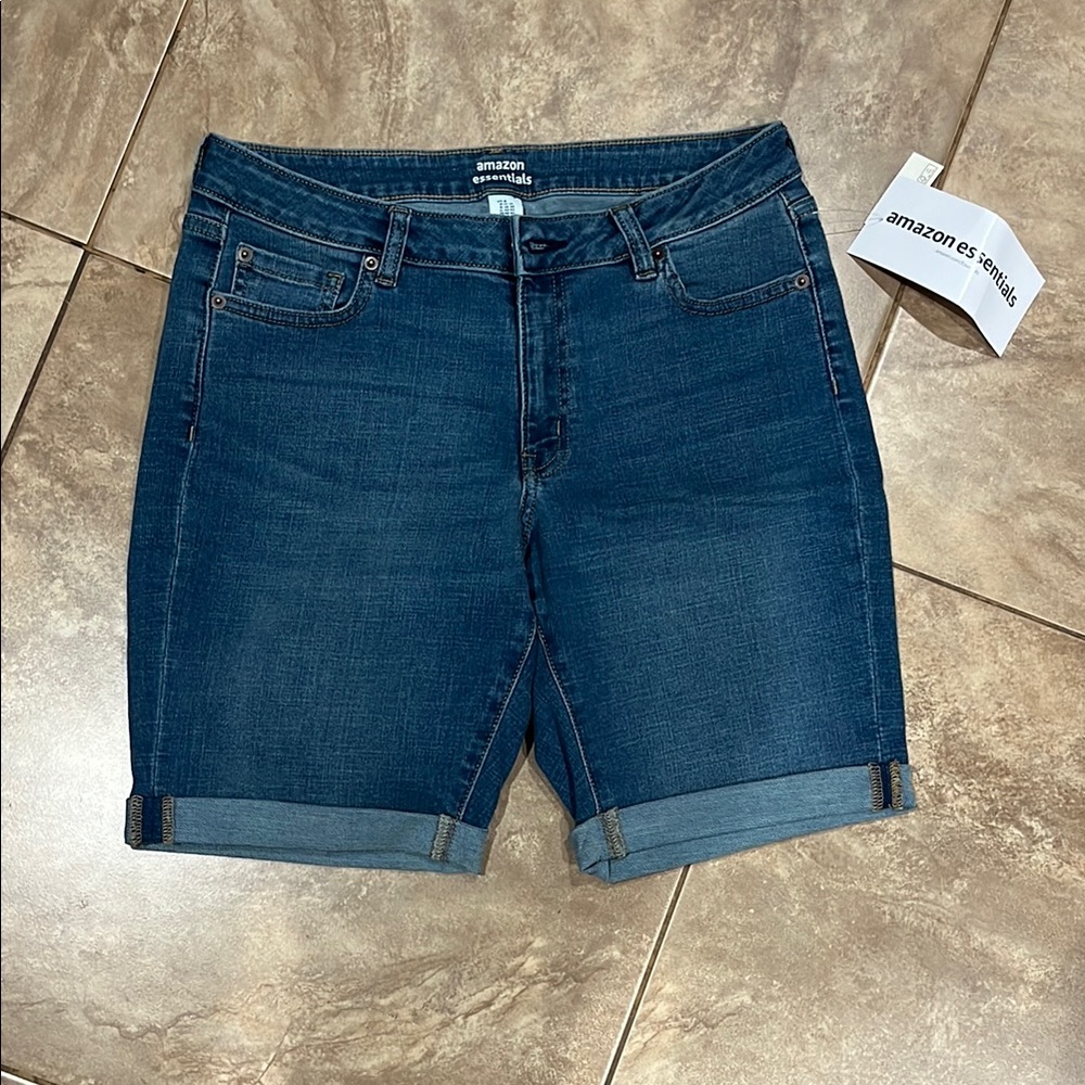 Amazon Essentials Blue Jean Shorts Classic Style